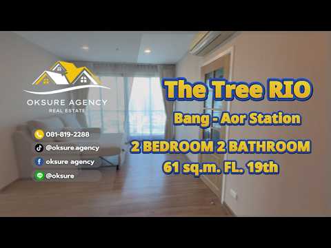 The Tree Rio Bang-Aor Station, Bangkok, 315 Charan Sanitwong Rd, Bang O, Bang Phlat, Bangkok, 2 Bedrooms, 61 sqm, Condo For Rent, by NATTAPHONG Yodmanotham (K. Book), 500493192 - DDproperty.com