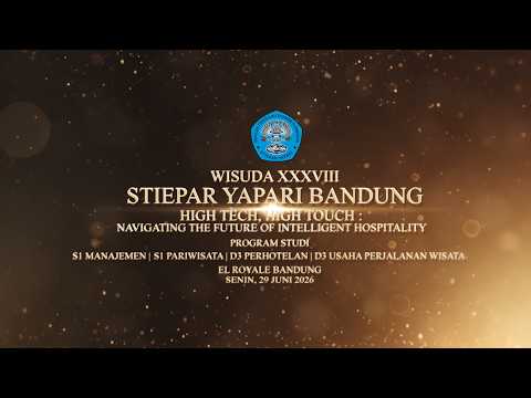 Wisuda Xxxviii Stiepar Yapari - Bandung || El Hotel Bandung