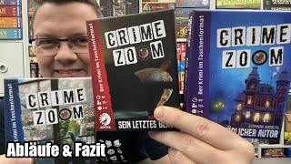 Crime Zoom (asmodee) Krimispiel und Ermittlungsspiel im Taschenformat - ab 12 Jahren