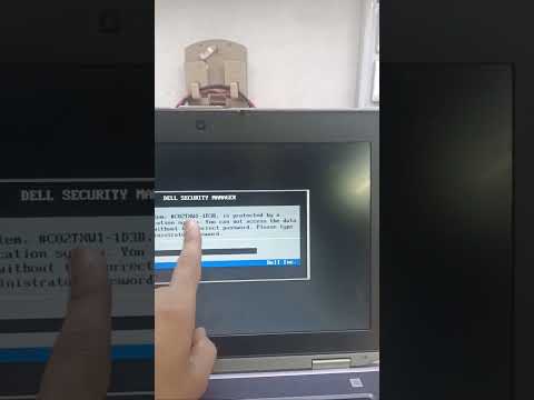 This Computer System is Protected by a password authentication #dell #bios #password #viralshorts