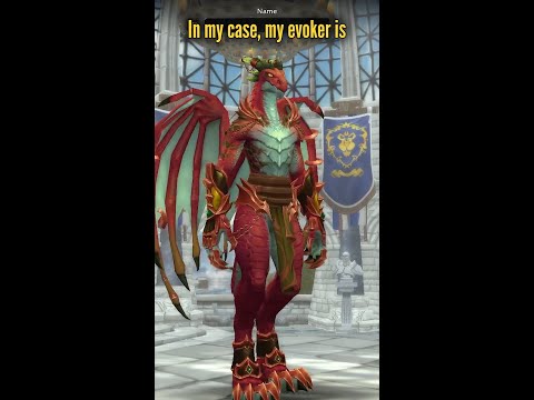 How to make your Dracthyr! - My Method #shorts