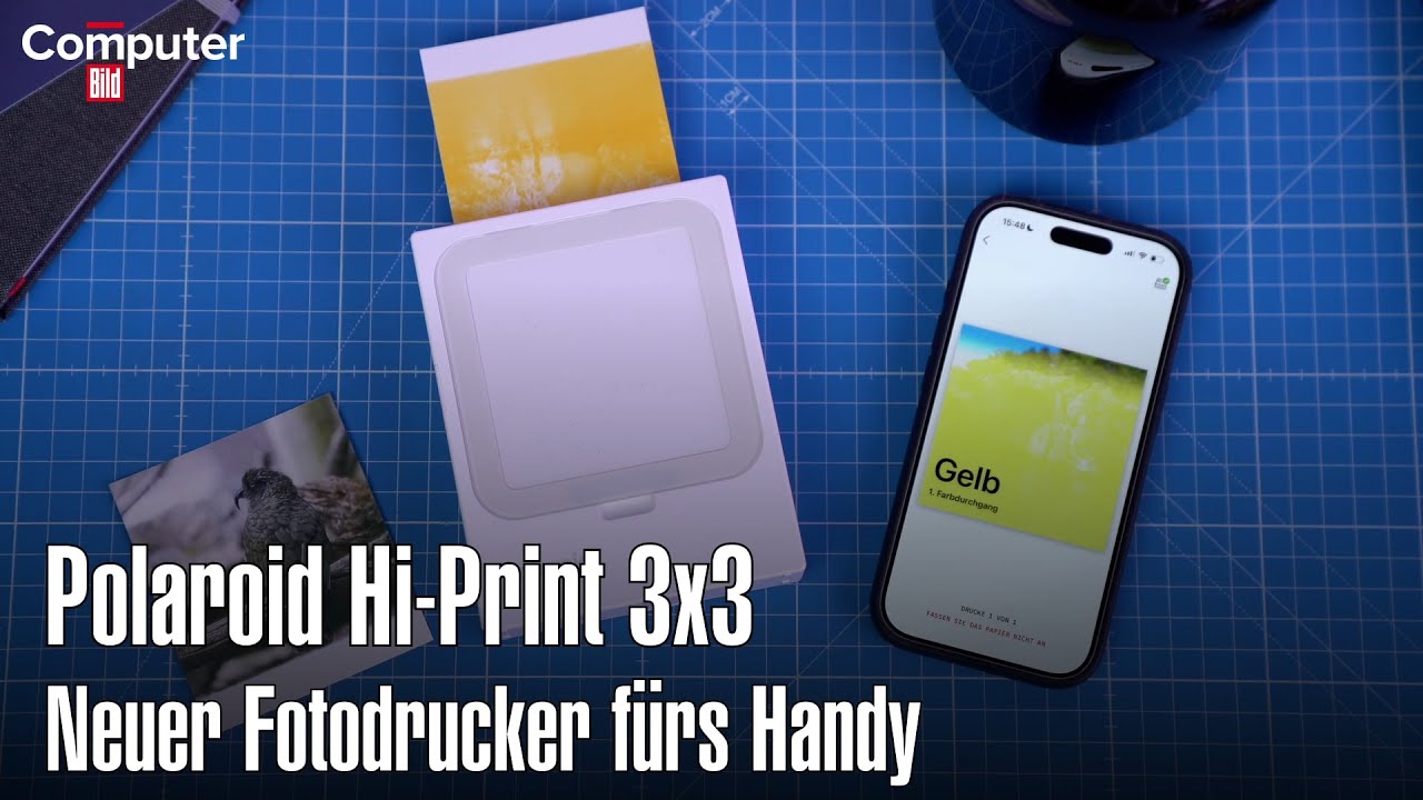 Polaroid Hi-Print 3x3: Neuer Fotodrucker fürs Handy