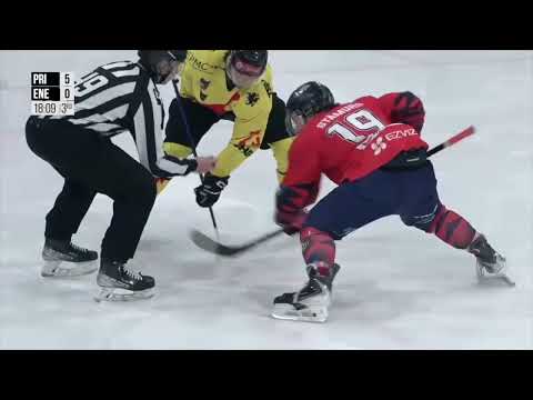 Optibet Hokeja līga. HK Prizma - Energija. Spēles labākie momenti. (09.12.2025.)