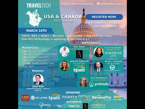 Travel Tech: NFT + WEB3 + Crypto + Blockchain + Payment facilities
