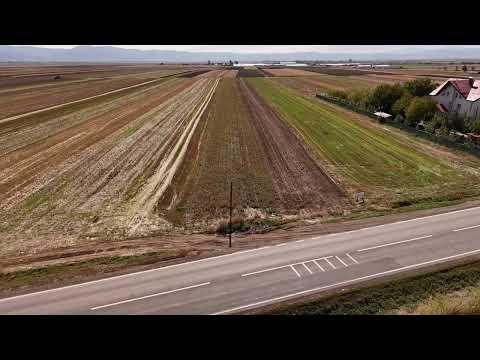 FILM! Teren intravilan 7.500 mp, deschidere dubla, DN11 (E574), Cernat, Covasna — Video