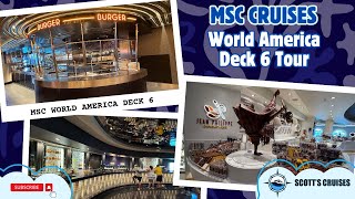 MSC World America Deck 6 Tour