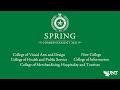 HPS Info CMHT CVAD New College UNT Commencement Spring 2021