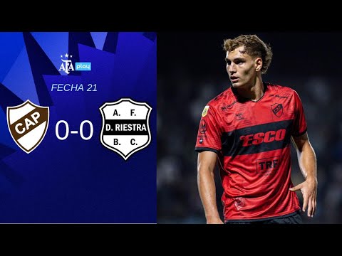 Platense 0 vs 0 Riestra - Partido Completo | #TorneoBetano | Fecha 21