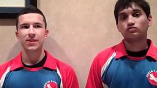 USA U-19 vs. Canada U-19 Post Match Interview with Mirza and Joshi