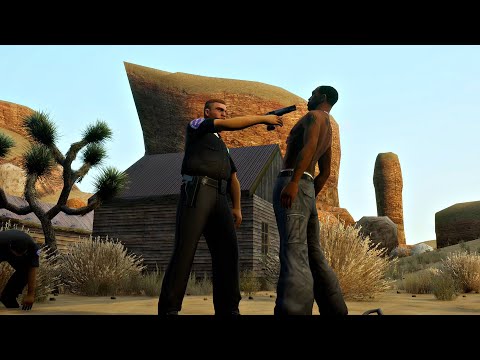 GTA San Andreas The Definitive Edition - Pulaski Boss Fight (GTA PS5 Remaster 2021) 4K UHD