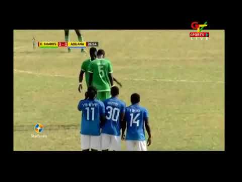 sharks vs aduana-ELMINA SHARKS VS ADUANA STARS HIGHLIGHTS- GHANA PREMIER LEAGUE