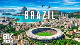 Brazil 8K UHD 🇧🇷 – The Most Beautiful Country in South America With Soothing Music