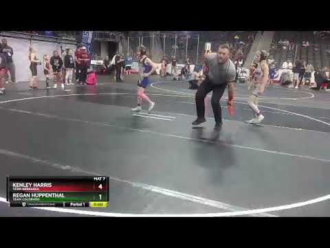 90 Lbs Quarterfinal - Regan Huppenthal, Team Colorado Vs Kenley Harris, Team Nebraska C70a