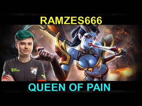EG.RAMZES666 QUEEN OF PAIN MID - PLAYER PERSPECTIVE (FULL GAMEPLAY)
