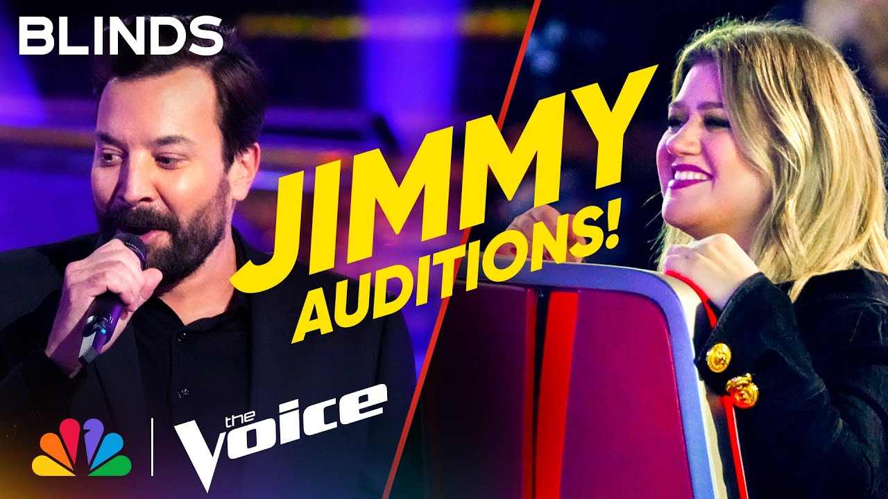 Jimmy Fallon Pranks the Coaches | The Voice Blind Auditions | NBC
