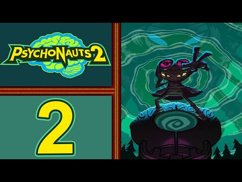 Psychonauts 2 playthrough pt2 - Psychonauts HQ is Full of Exploration and Fun