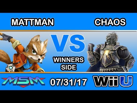 MSM 107 - LH | Mattman (Fox) Vs. Chaos (Ganondorf) Winners Side