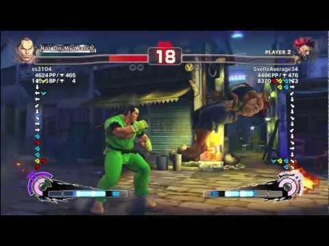 ss3104 (Dan) vs SvelteAverage34 (Akuma) AE2012 Ranked Match *1080p HD*