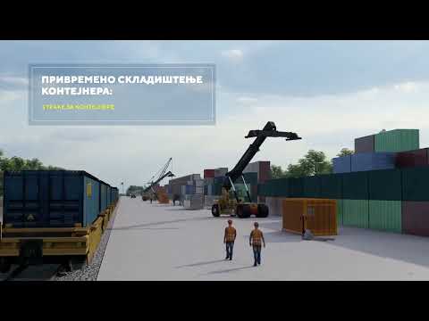 Intermodalni terminal Batajnica  -  Animacija