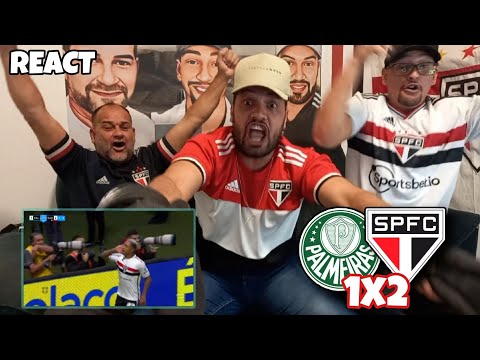 REACT PALMEIRAS 1X2 SÃO PAULO - CPF NA NOTA? KKKKK ESTAMOS NA SEMI!