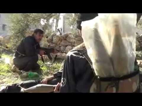 رباط عناصر لواء أحرار العشائر على جبهة وادي الضيف في ريف إدلب