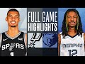 SPURS at GRIZZLIES | FULL GAME HIGHLIGHTS | January 2, 2024