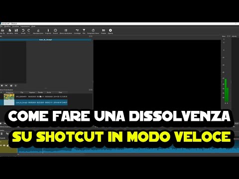 Come fare una dissolvenza su Shotcut in modo veloce