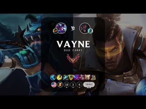 Vayne ADC vs Lucian - NA Grandmaster Patch 13.17