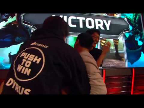 Dyrus: high five camera man! Yeaaah! after TSM vs CLG match | PAX NA Regional PlayOffs