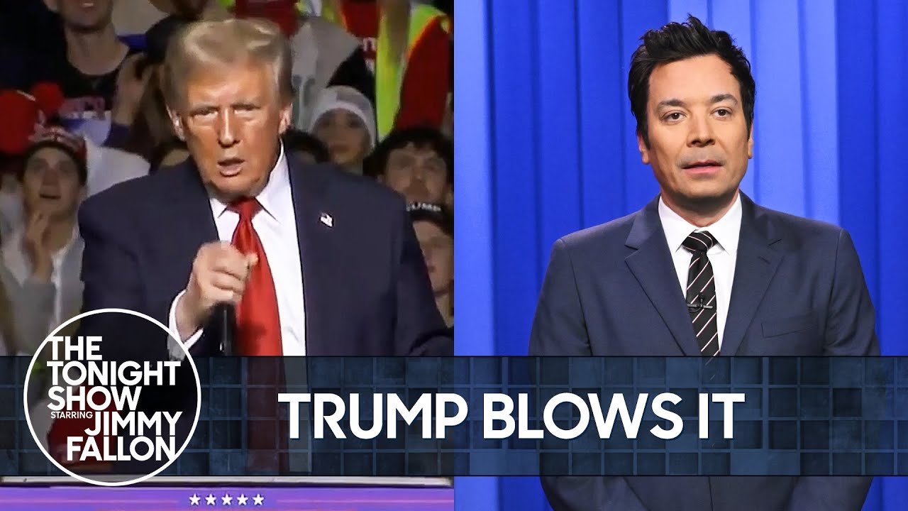 Trump's "Blow Job" Blunder, Divided America Prepares for Historic Election | The Tonight Show