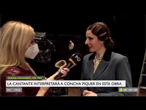 Telemadrid "Madrid Directo" - Diana Navarro interpreta a Concha Piquer en "EN TIERRA EXTRAÑA"