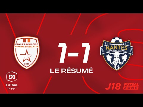 D1 Futsal - J18 Etoile Lavalloise FC vs Nantes Métropole Futsal