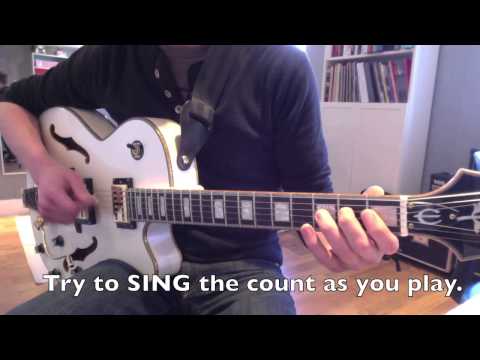 Eighth Notes - Counting and Picking - EXERCISE 2 - 75bpm