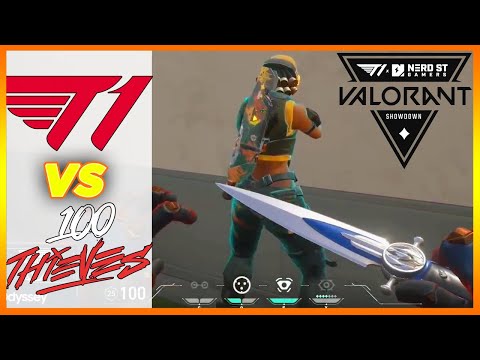 T1 vs 100 Thieves HIGHLIGHTS - T1 NSG Showdown Valorant