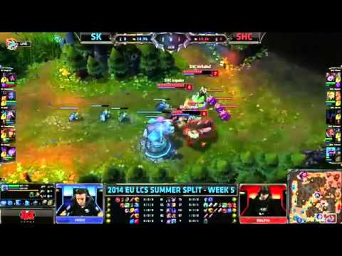 SK Gaming vs Supa Hot Crew | SK vs SHC | 2014 EU LCS Summer Split W5D2 G2 [HQ]