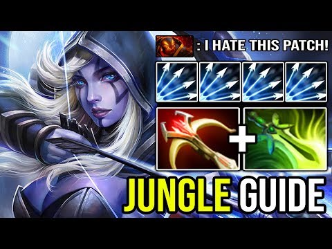 HOW TO SOLO MID & FAST FARM DROW RANGER IN 7.23 Crazy Multishot + Max Range Attack 100% IMBA DotA 2