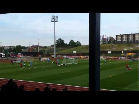 Euro 2012 Trening Hiszpanii - w Gniewinie Rozgrzewka 2