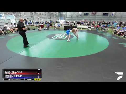 94 Lbs 4th Wrestleback (16 Team) - Caden Brayfield, Missouri Blue Vs Hudson Chittum, Tennessee F05