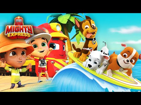 Super Summer Time Fun! Mighty Express Trains + PAW Patrol #21 - Mighty Express Official