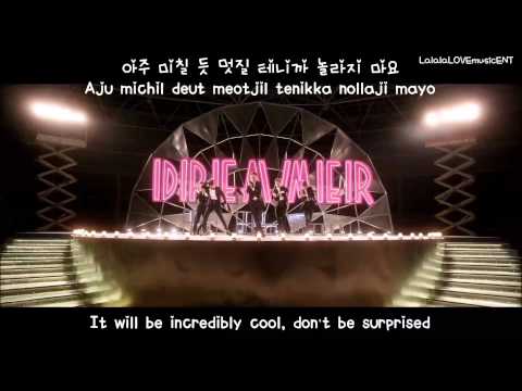 History - Dreamer (eng sub + romanization + hangul) MV [HD]