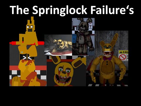 [Gore Warning] Every Springlock Failure (Fnaf Compilation)
