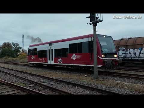 Triebwagen 0672 919 in Meyenburg