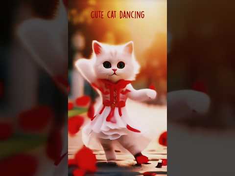 Cute cat dance #short #shorts #viralshort