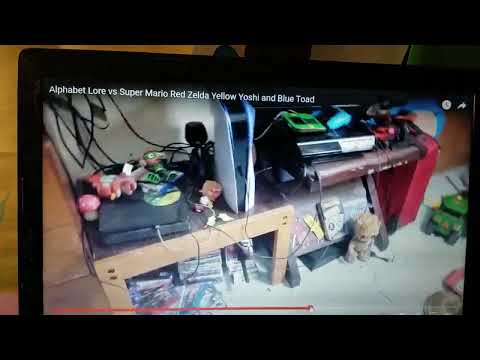 Alphabet Lore vs Super Mario Red Zelda Yellow Yoshi and Blue Toad Sparta Remix