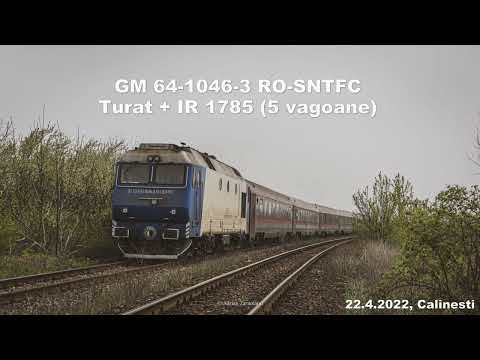 IR 1785 suplimentat cu un vagon + GM 64-1046-3 RO-SNTFC turat !