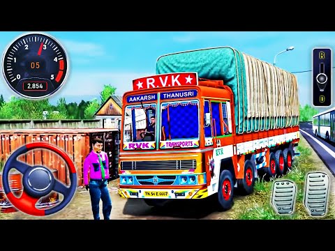Indian Truck Driving Simulator 2021 - Real Euro Cargo Truck Drive - Android GamePlay