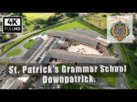 Aerial view of St. Patrick's Grammar School - Downpatrick.