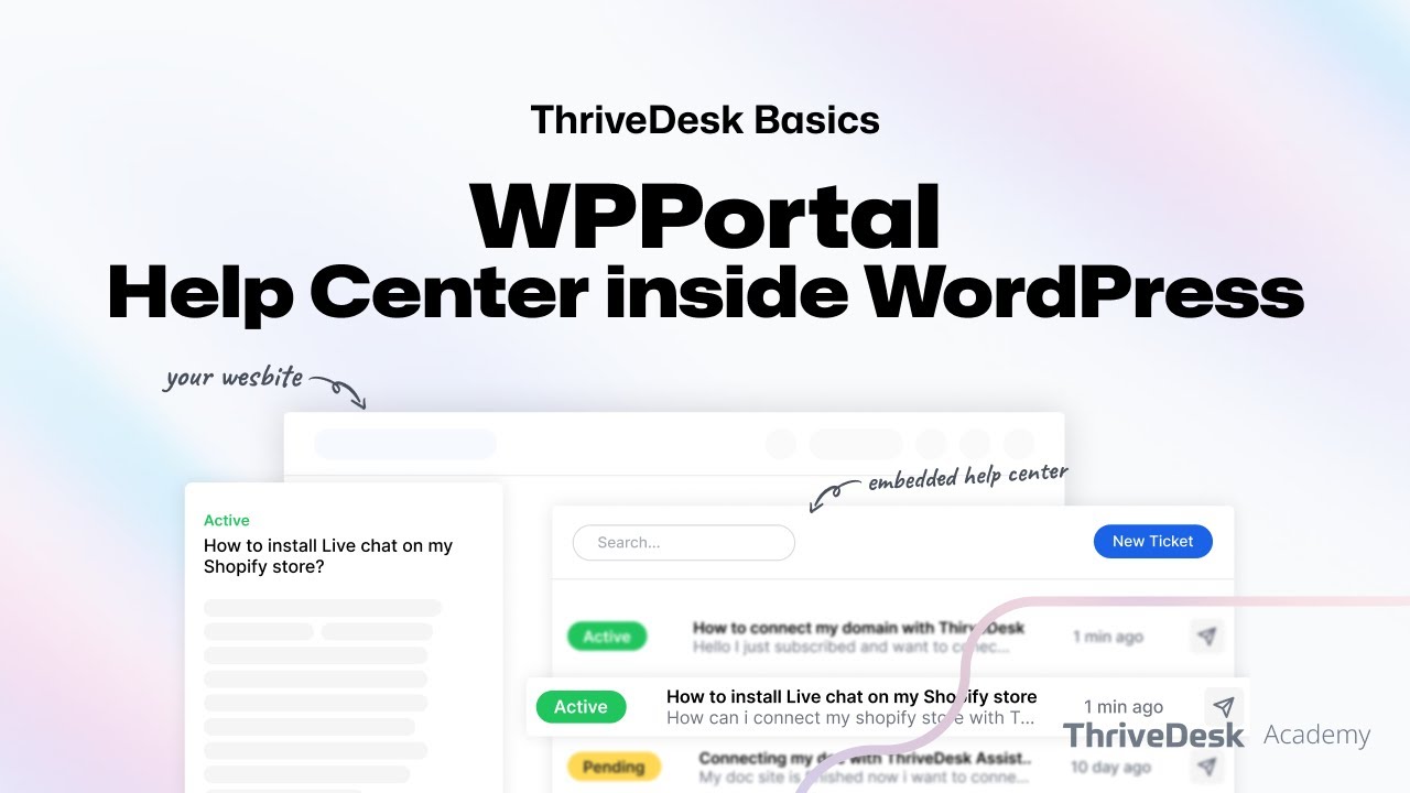 Introducing WPPortal & API - Bringing your customers closer to WordPress 1 YouTube video thumbnail