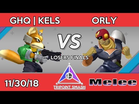 Tripoint Smash 38 - Losers Finals - GHQ | Kels (Fox) Vs. ORLY (Captain Falcon)