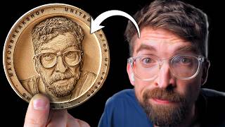 3D Engrave Any Image Onto a Coin (Step by Step Process)